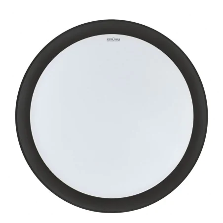 Plafony - plafoniera sufitowa okrągła na 3 żarówki e27 w czarnej obudowie figaro ideus 