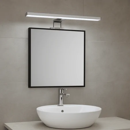 Kinkiety-lazienkowe - kinkiet led nad lustro do łazienki o mocy 5w z neutralnym światłem30cm mirall lm-1/gg/4 orno 