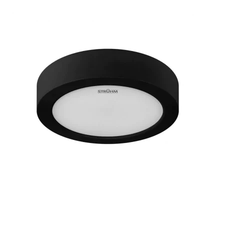 Plafony - oprawa sufitowa natynkowa okrągła czarna led 9w zmienna barwa edor ideus 