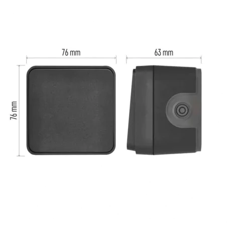 Wlaczniki-i-przyciski-dzwonkowe - przycisk dzwonkowy natynkowy szary ip55 cyklone emos 