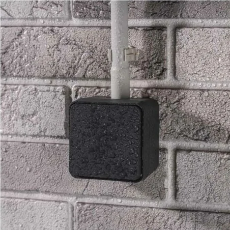 Wlaczniki-i-przyciski-dzwonkowe - przycisk dzwonkowy natynkowy szary ip55 cyklone emos 