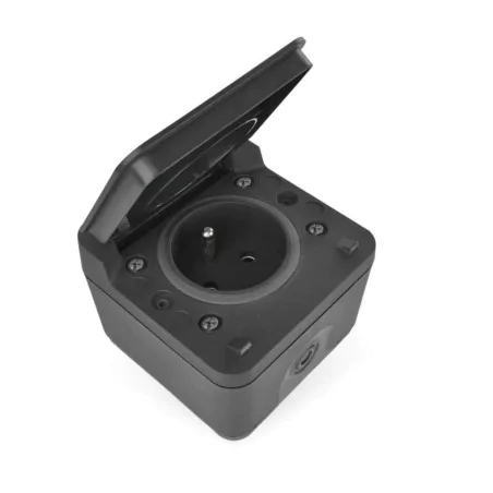 Gniazda-pojedyncze-natynkowe - gniazdo elewacyjne natynkowe ciemne ip55 cyklone emos 