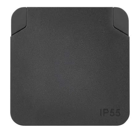 Gniazda-pojedyncze-natynkowe - gniazdo elewacyjne natynkowe ciemne ip55 cyklone emos 