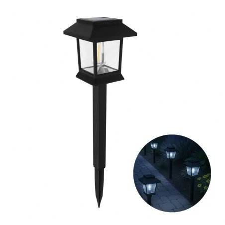 Lampy-solarne - lampka solarna latarenka do ogrodu led wbijana w grunt park ideus 