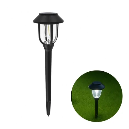 Lampy-solarne - lampka solarna elegancka oświetlenie do ogródka słupek wbijany cypis ideus 