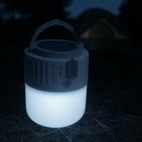 Lampy-solarne - lampa solarna kempingowa z usb powerbank k1 330123 polux-goldlux 