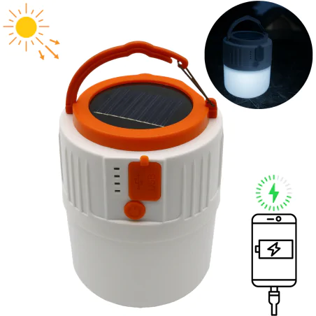 Lampy-solarne - lampa solarna kempingowa z usb powerbank k1 330123 polux-goldlux 