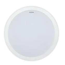 Plafony - plafoniera sufitowa led plafon okrągły 3 barwy światła 24w ratan ideus 