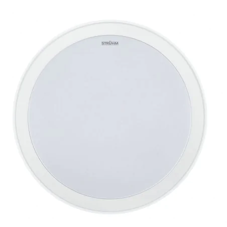 Plafony - plafoniera sufitowa led plafon okrągły 3 barwy światła 24w ratan ideus 