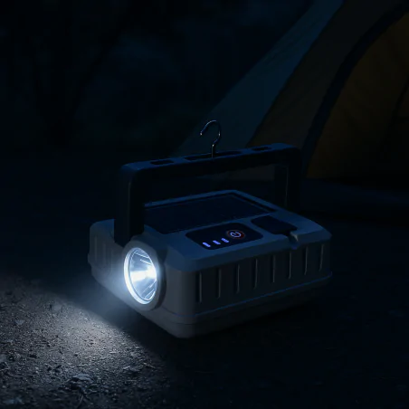 Lampy-solarne - lampa solarna biwakowa z usb i powerbankiem k2 330932 polux-goldlux 