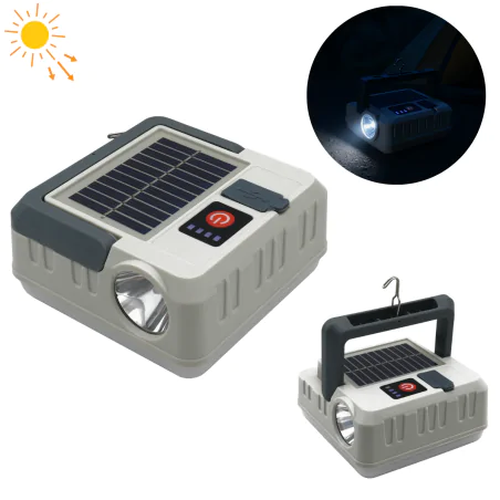 Lampy-solarne - lampa solarna biwakowa z usb i powerbankiem k2 330932 polux-goldlux 