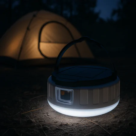 Lampy-solarne - lampa turystyczna solarna biwakowa z usb-c i funkcją powerbanka k3 330949 polux-goldlux 