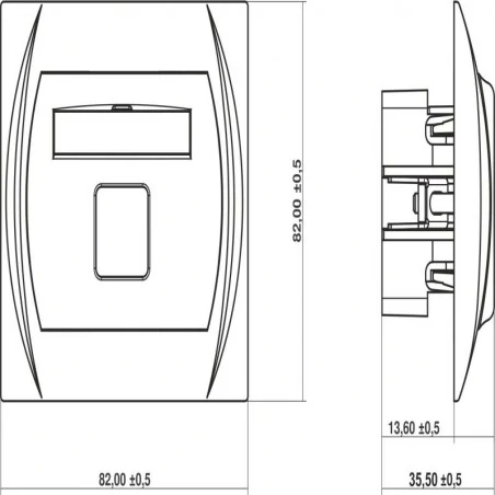 Gniazda-antenowe - gniazdo antenowe pojedyncze typu f (sat) niklowane beżowe 1lgf-1 logo karlik 
