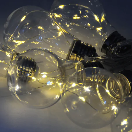 Swiecace-kule-i-girlandy - girlanda ogrodowa dekoracyjna na baterie 3xaa ciepłe światło smolder 312105 polux 
