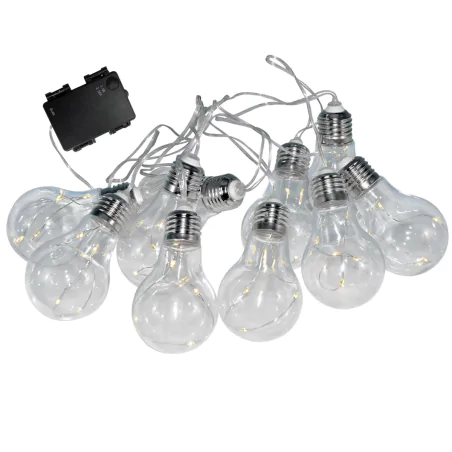 Swiecace-kule-i-girlandy - girlanda ogrodowa dekoracyjna na baterie 3xaa ciepłe światło smolder 312105 polux 