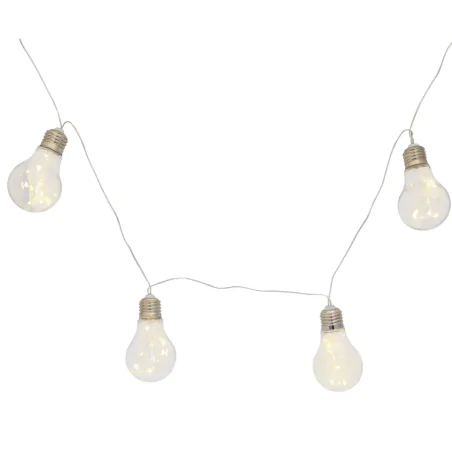 Swiecace-kule-i-girlandy - girlanda ogrodowa dekoracyjna na baterie 3xaa ciepłe światło smolder 312105 polux 