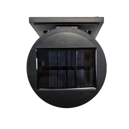 Kinkiety-solarne - kinkiet ścienny elewacyjny solarny led czarny popękane szkło 4000k vetro 323156 polux-goldlux 