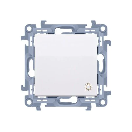 Wylaczniki-typu-swiatlo-zwierne - biały przycisk zwierny światło csc1/01/11 kontakt-simon simon 10 