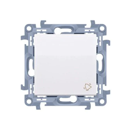 Wlaczniki-i-przyciski-dzwonkowe - biały przycisk włącznik dzwonkowy cd1c.01/11 simon 10 kontakt-simon 