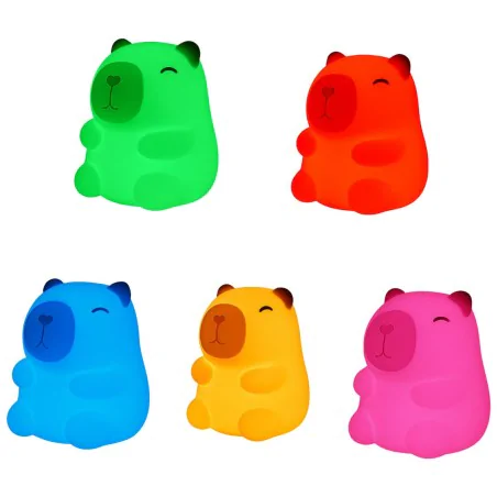 Oswietlenie-do-pokoju-dzieciecego - lampka nocna led dla dziecka świecąca kapibara do pokoju niemowlaka lvt 