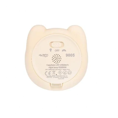 Oswietlenie-do-pokoju-dzieciecego - lampka nocna led dla dziecka świecąca kapibara do pokoju niemowlaka lvt 