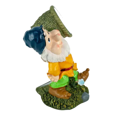 Ozdobne-oswietlenie-do-ogrodu - lampka solarna ogrodowa figurka krasnal z reflektorem dekoracja do ogrodu led vo2403 volteno 