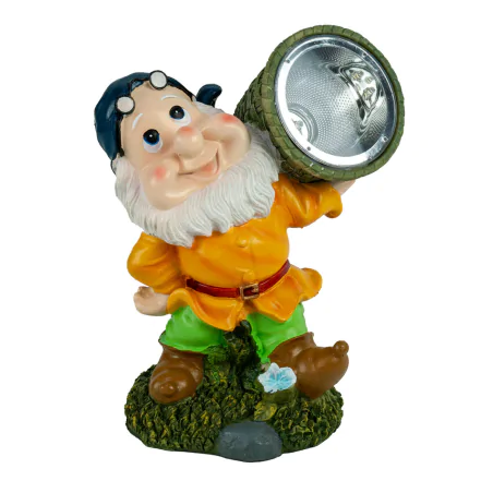 Ozdobne-oswietlenie-do-ogrodu - lampka solarna ogrodowa figurka krasnal z reflektorem dekoracja do ogrodu led vo2403 volteno 