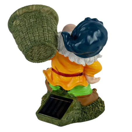 Ozdobne-oswietlenie-do-ogrodu - lampka solarna ogrodowa figurka krasnal z reflektorem dekoracja do ogrodu led vo2403 volteno 