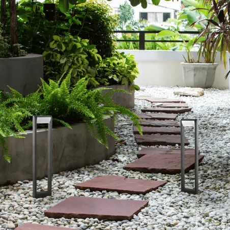 Lampy-ogrodowe-stojace - lampa ogrodowa led 60cm antracyt o mocy 6w santina 1647 lvt 