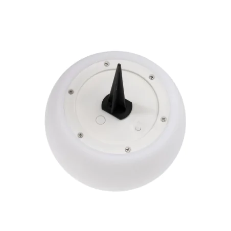 Lampy-solarne - lampa solarna ogrodowa led kula 20cm z pilotem wbijana vo1927 volteno 