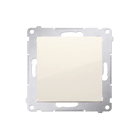Wylaczniki-krzyzowe - kremowy włącznik krzyżowy bez piktogramu dw7.01/x/41  kontakt simon 54 