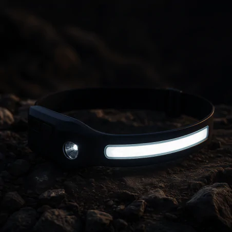 Latarki-czolowe - latarka czołowa led cob z sensorem 3w ładowanie usb-c lc-2/cob/sr plastrol 