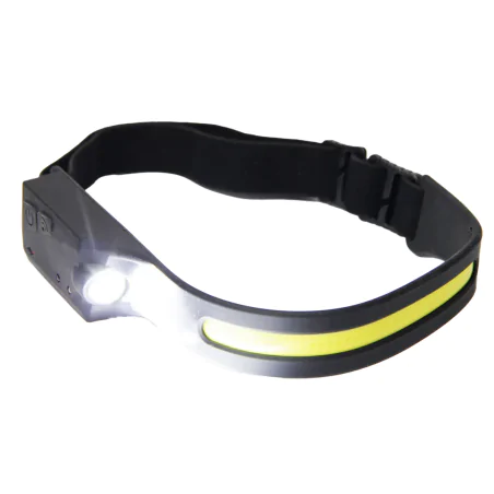 Latarki-czolowe - latarka czołowa led cob z sensorem 3w ładowanie usb-c lc-2/cob/sr plastrol 