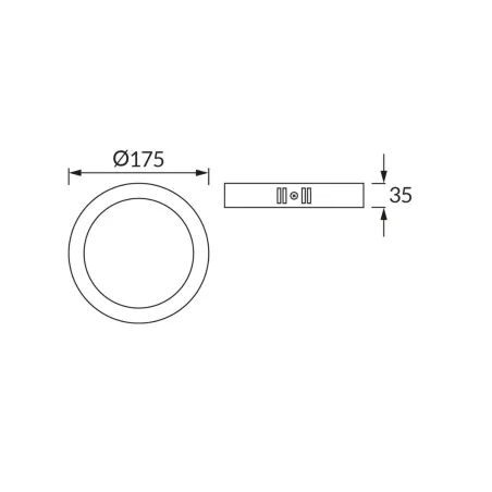 Plafony - oprawa sufitowa okrągła natynkowa led 12w zmienna barwa edor ideus 