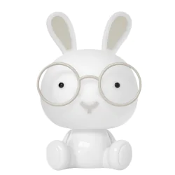 Oswietlenie-do-pokoju-dzieciecego - lampka nocna led dziecięca królik biały prezent na baby shower polux-goldlux 