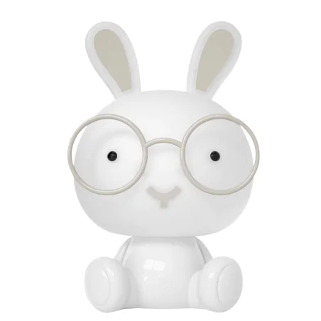 Oswietlenie-do-pokoju-dzieciecego - lampka nocna led dziecięca królik biały prezent na baby shower polux-goldlux 