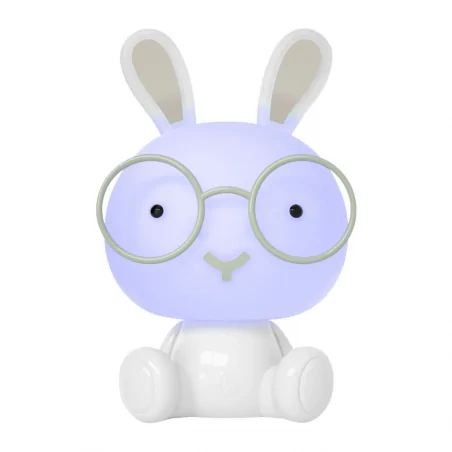 Oswietlenie-do-pokoju-dzieciecego - lampka nocna led dziecięca królik biały prezent na baby shower polux-goldlux 