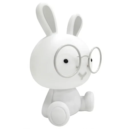 Oswietlenie-do-pokoju-dzieciecego - lampka nocna led dziecięca królik biały prezent na baby shower polux-goldlux 