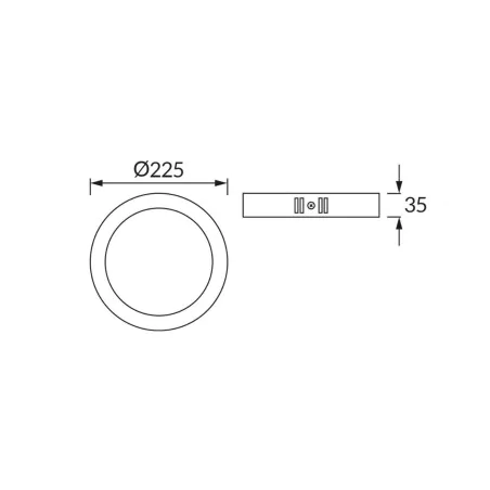 Plafony - biała oprawa sufitowa okrągła led 18w 3 barwy do wyboru cct edor ideus 