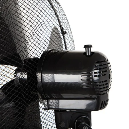 Wentylatory-podlogowe - wentylator stojący wiatrak podłogowy obrotowy czarny 55w 40cm blow 
