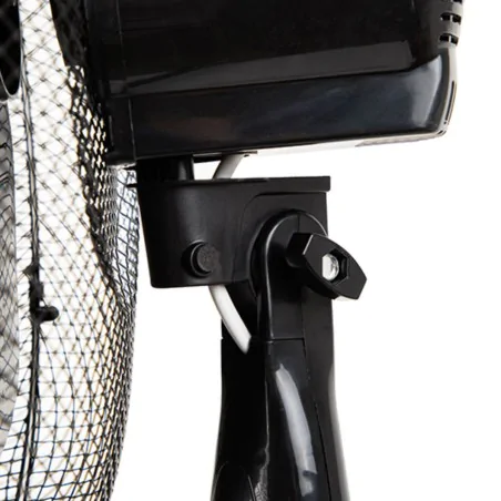 Wentylatory-podlogowe - wentylator stojący wiatrak podłogowy obrotowy czarny 55w 40cm blow 