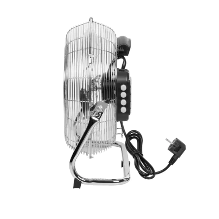 Wentylatory-podlogowe - cyrkulator podłogowy wentylator metalowy wiatrak srebrny 30cm 50w tsa8023 teesa 