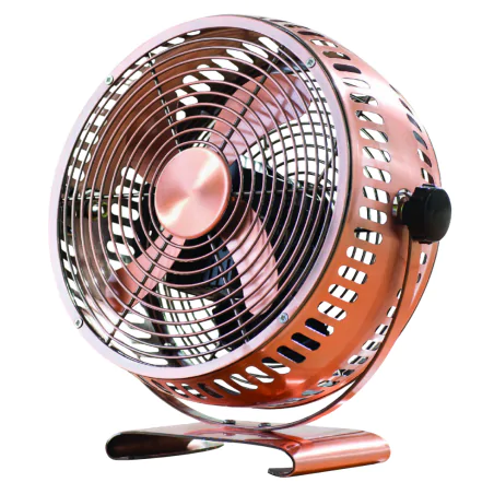 Wentylatory-na-biurko - wentylator biurkowy miedziany w stylu retro metalowy vo1940 volteno 