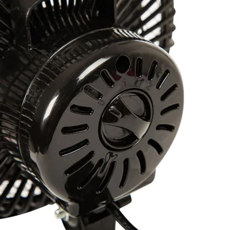 Wentylatory-na-biurko - wentylator na biurko wiatrak czarny z klipsem i podstawą 2w1 25w 15cm blow 