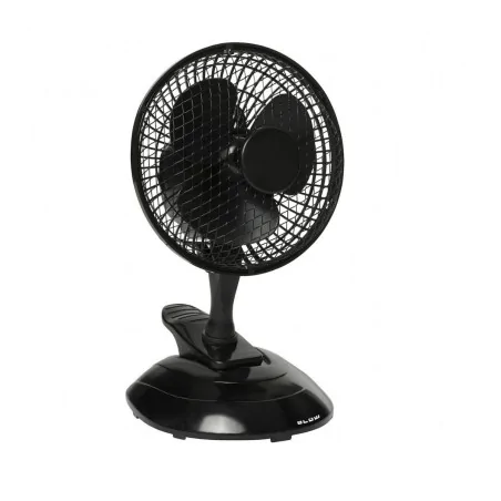 Wentylatory-na-biurko - wentylator na biurko wiatrak czarny z klipsem i podstawą 2w1 25w 15cm blow 