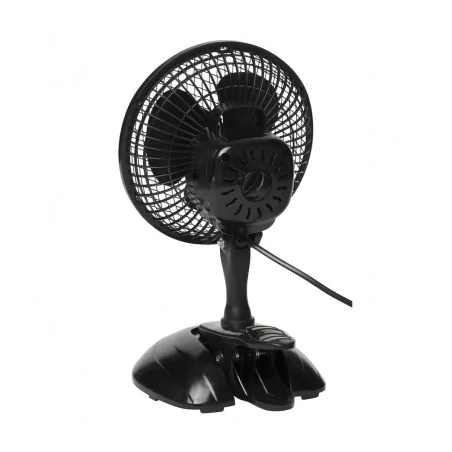 Wentylatory-na-biurko - wentylator na biurko wiatrak czarny z klipsem i podstawą 2w1 25w 15cm blow 