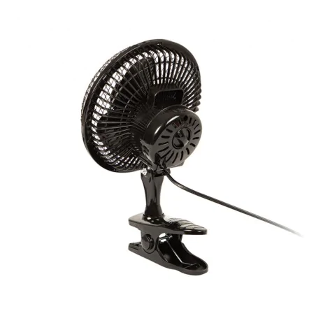 Wentylatory-na-biurko - wentylator na biurko wiatrak czarny z klipsem i podstawą 2w1 25w 15cm blow 