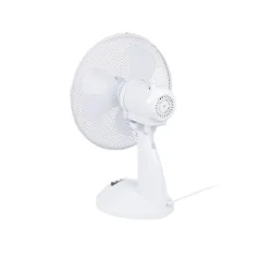 Wentylatory-na-biurko - wentylator stołowy na biurko wiatrak biały  chłodzący 40w 30cm blow 