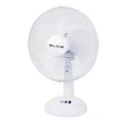 Wentylatory-na-biurko - wentylator stołowy na biurko wiatrak biały  chłodzący 40w 30cm blow 
