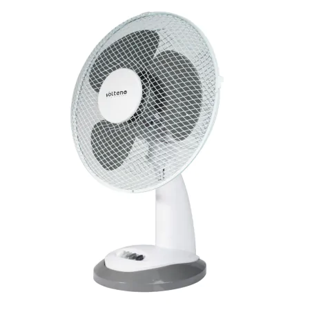 Wentylatory-na-biurko - wentylator stołowy biały wiatrak na biurko z regulacją prędkości vo0024 volteno 